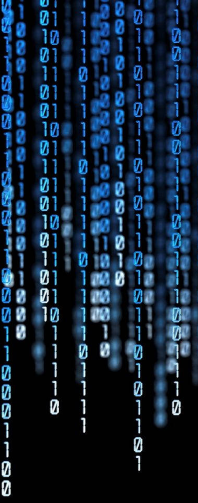 Image of 0's and 1's