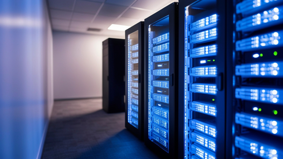 Image of inside a data centre