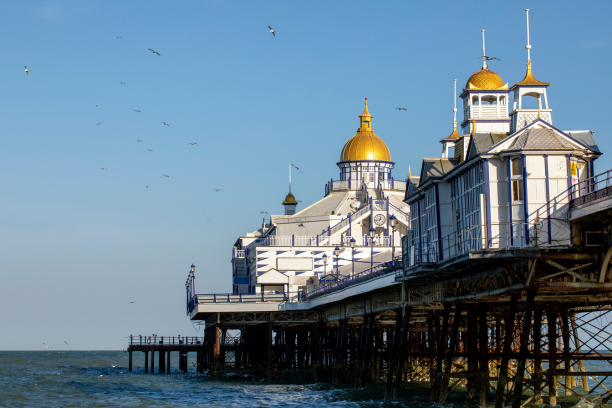 Aerial view of Eastbourne Seafront