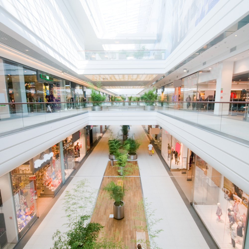 Public WiFi in a shopping centre.