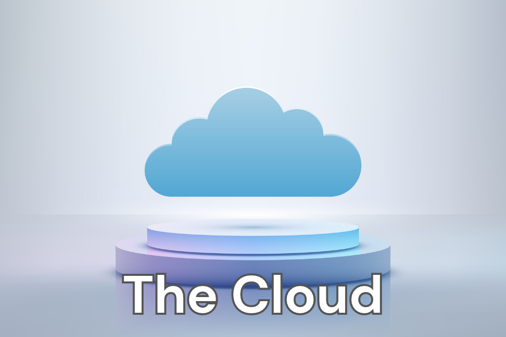 Image of a web of cloud services