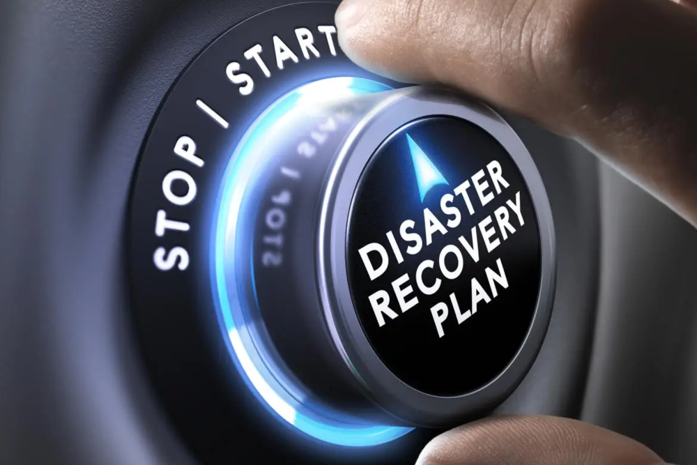 Image of a dial labelled Stop/Start Disaster Recovery Planning